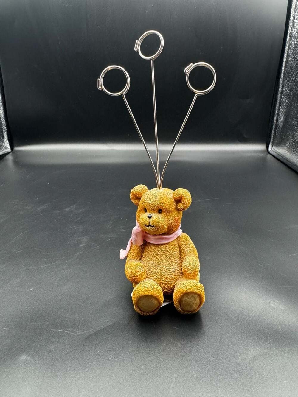 Teddy Bear Balloon And Card Holder Flowers Inc. Hand Painted